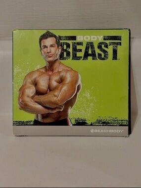 Body Beast Beachbody Home Workout Strength Fitness 4 Disc DVD Set Sagi Kalev
